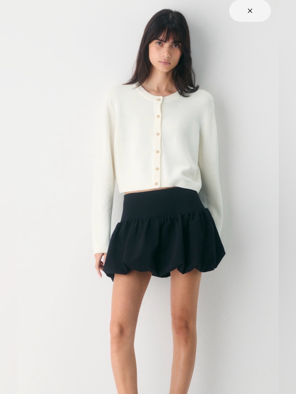 Aritzia Sicily cardigan light birch size S